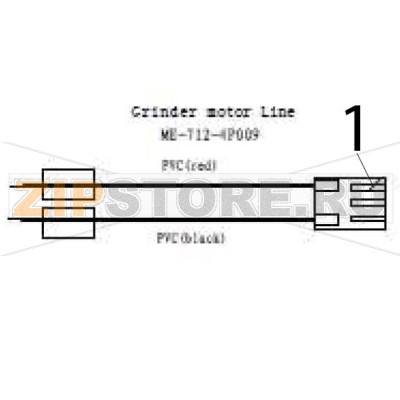 Grinder motor cords Hurakan HKN-ME717 Grinder motor cords Hurakan HKN-ME717Запчасть на деталировке под номером: 1