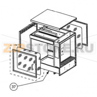 Lower front panel CB GV-35/42 Lower front panel CB GV-35/42

Запчасть на сборочном чертеже под номером: 37

Количество запчастей в устройстве: 1

Название запчасти CB на английском языке: Lower front panel CB GV-35/42