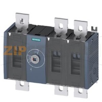 ВЫКЛЮЧАТЕЛЬ-РАЗЪЕДИНИТЕЛЬ 630A, ТР.4, 3-ПОЛ ФРОНТ.УПР. ПО ЦЕНТРУ БАЗ.БЛОК БЕЗ РУЧКИ ПЛОСКИЕ КЛЕММЫ Siemens 3KD4630-0QE20-0