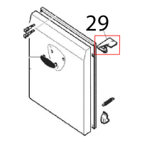 Upper hinge RH Angelo Po 0A1CP1E