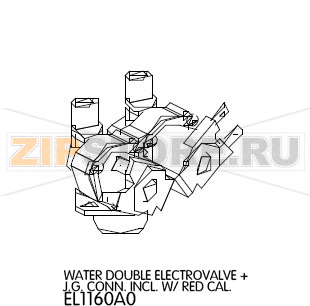 Water double electrovalve + J.G. Conn. Incl. W/ Red Cal. Unox XB 603 Water double electrovalve + J.G. Conn. Incl. W/ Red Cal. Unox XB 603Запчасть на деталировке под номером: 40Название запчасти на английском языке: Water double electrovalve + J.G. Conn. Incl. W/ Red Cal. Unox XB 603