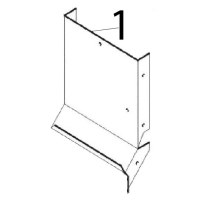Flue front plate Angelo Po 0G1CP1G