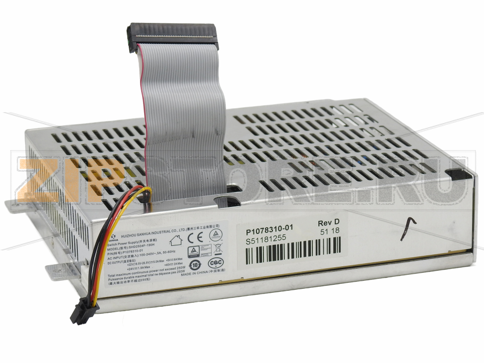 Источник питания Zebra ZT600 Источник питания Zebra ZT600Запчасть на деталировке под номером: 2