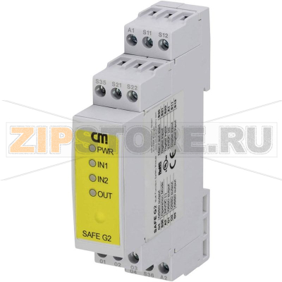 Реле безопасности 24 В/DC CM Manufactory SAFE G2 