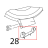 Lid hinge Tecnoinox P70IE7