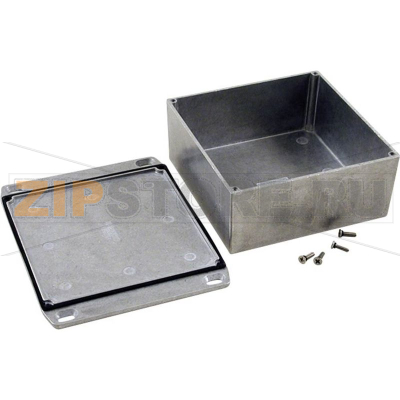 Корпус 125x125x57 мм, материал: алюминий, серый, 1 шт Hammond 1590WKKFL 