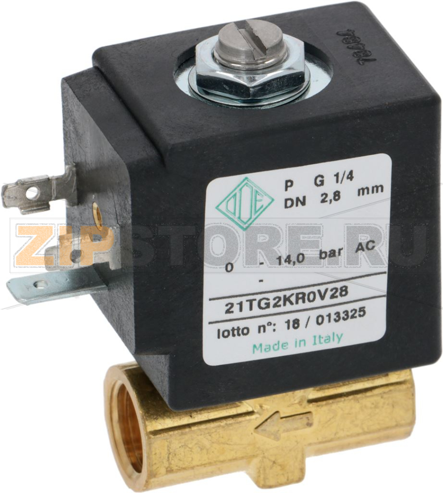 ЭЛЕКТРОМАГНИТНЫЙ КЛАПАН ODE 2-X ХОДОВОЙ Ø 1/4" 230В 8ВТ 