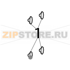 Fastener support caps Zumex Versatile Pro Fastener support caps Zumex Versatile ProЗапчасть на деталировке под номером: 1