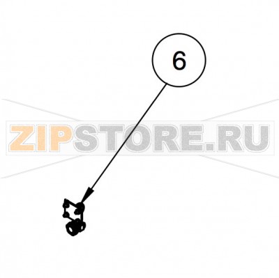 Кронштейн тросика Alto Shaam 1200-SK/III Кронштейн тросика Alto Shaam 1200-SK/IIIЗапчасть на сборочном чертеже под номером: 7Количество запчастей в комплекте: 1