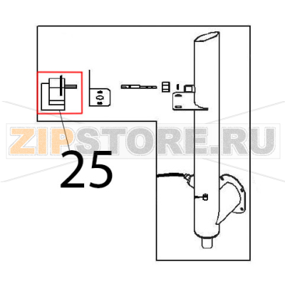 Cycle programmer Angelo Po FX61E2 Cycle programmer Angelo Po FX61E2Запчасть на деталировке под номером: 25