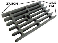 GRILLE CHARBON 6753BRUT charbon exclusif