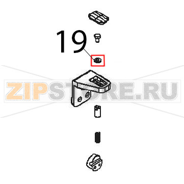 Washer Angelo Po FX61E2 Washer Angelo Po FX61E2Запчасть на деталировке под номером: 19