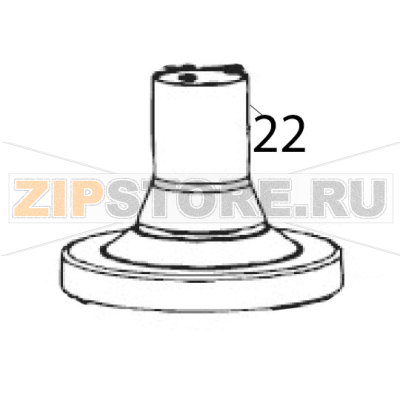 Bulb base Hurakan HKN-DB81 Bulb base Hurakan HKN-DB81Запчасть на деталировке под номером: 22