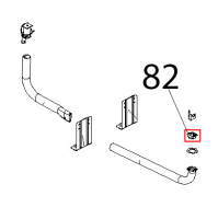 Tappo fresato per nuovo scarico Unox XV 703G
