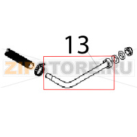 Pipe AISI304, Ø: 12, 159x77 Angelo Po FM1011E2