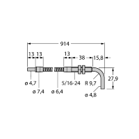 Кабель оптоволоконный, высокотемпературный Turck ITA23S