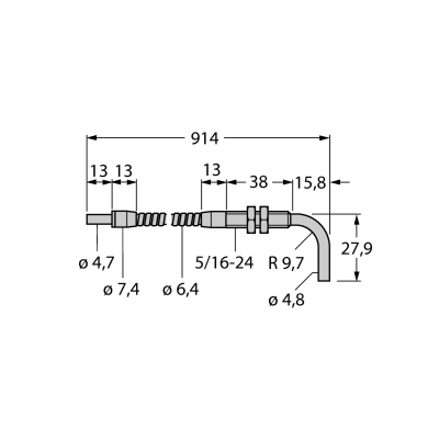 Кабель оптоволоконный, высокотемпературный Turck ITA23S 