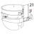 Maniglia bloccaggio vasca Sigma BMR 80
