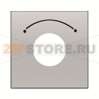 Накладка для выключателя с ключом, серебристый алюминий ABB 2CLA855300A1301