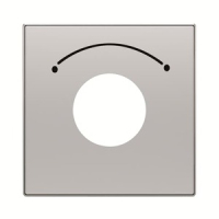 Накладка для выключателя с ключом, серебристый алюминий ABB 2CLA855300A1301