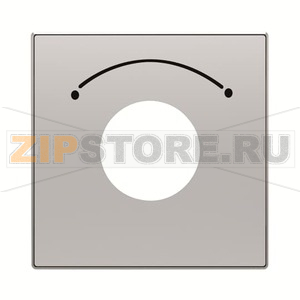 Накладка для выключателя с ключом, серебристый алюминий ABB 2CLA855300A1301 