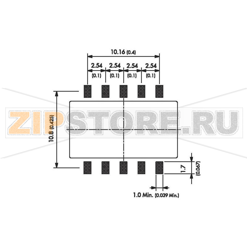 Преобразователь DC/DC, SMD-монтаж, ±12 V/DC, 40 mA, 1 W Traco Power TSM 1212D 