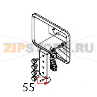 Power indicator Hurakan HKN-XF023 Power indicator Hurakan HKN-XF023Запчасть на деталировке под номером: 55