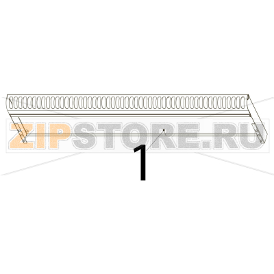 Flue 1050 L7 Tecnoinox PF105GG7 Flue 1050 L7 Tecnoinox PF105GG7Запчасть на деталировке под номером: 1