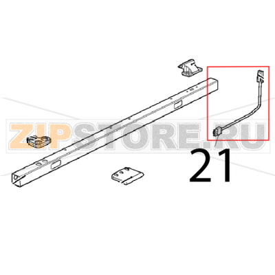 LED Power supply cable 1 M Unox XVC 205E LED Power supply cable 1 M Unox XVC 205EЗапчасть на деталировке под номером: 21