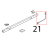 LED Power supply cable 1 M Unox XVC 205E