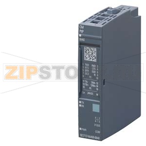 ET 200SP, КОММУНИКАЦИОННЫЙ МОДУЛЬ CM PTP ДЛЯ ET 200SP. МОДУЛЬ CM PTP ДЛЯ ПОСЛЕДОВАТЕЛЬНОГО ПОДКЛЮЧЕНИЯ ПО RS422, RS485 И RS232. ПОДДЕРЖКА СВОБОДНО ПРОГРАММИРУЕМОГО ПОРТА, 3964(R) , USS, MODBUS RTU MASTER, SLAVE, ДО 115200 КБИТ/С Siemens 6ES7137-6AA00-0BA0 