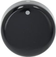 KNOB REX BLACK ø 40 mm
