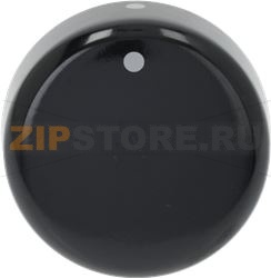 KNOB REX BLACK ø 40 mm 