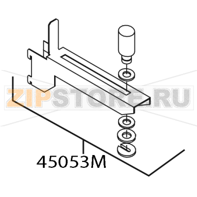Assembly, media supply maintenance Zebra 105SE Assembly, media supply maintenance Zebra 105SEЗапчасть на деталировке под номером: 45053M