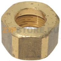 ГАЙКА КРЕПЛЕНИЯ СТЕКЛА Ø 1/2"F ОТВЕРСТИЕ 13 ММ