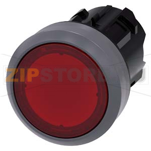 АКТУАТОР КНОПКИ С ВОЗМОЖНОСТЬЮ ПОДСВЕТКИ, 22MM, КРУГЛ., ПЛАСТИК С МЕТАЛЛИЧЕСКИМ ФРОНТАЛЬНЫМ КОЛЬЦОМ, КНОПКА КРАСНАЯ ПЛОСКАЯ, С ФИКСАЦИЕЙ, ДЕБЛОКИРОВКА НАЖАТИЕМ, С ГРАВИРОВКОЙ ЛАЗЕРОМ, НИЖНИЙ РЕГИСТР Siemens 3SU1031-0AA20-0AA0-Z&amp;nbsp;Y12 