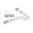 Cable, printhead ground Zebra 105SE