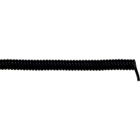 Кабель спиральный 400/1600 мм, 4х0.14 мм², черный, 1 шт Lapp UNITRONIC SPIRAL