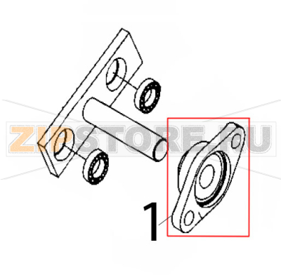 Support Rollmatic CP 42 Support Rollmatic CP 42Запчасть на деталировке под номером: 1