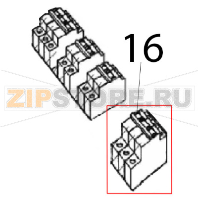 Main switch Angelo Po C165D Main switch Angelo Po C165DЗапчасть на деталировке под номером: 16