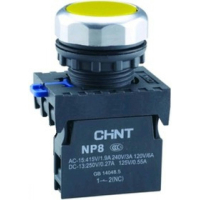 Кнопка управления, 1НЗ, IP65, без подсветки, желтая Chint NP8-01BN/5