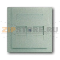 Накладка для коммуникационных розеток с суппортами и полем для надписи ABB 2CKA001753A8691