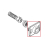 Black lid for duckbill valve Saeco Talea Giro