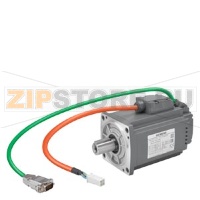 SIMOTICS S-1FL6 Рабочее напряжение 230 В переменного тока 3 ПН = 0,75 кВт; NN = 3000 об М0 = 2,39 Н &#183; м; МН = 2,39 Нм вал высота 40 мм абсолютного датчика 20-бит (12-битный многооборотный) Гладкий вал Допуск N с проведением тормоза Степень защиты IP6