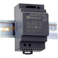 Преобразователь DC/DC на DIN-рейку, 15 В/DC, 4 А, 60 Вт Mean Well DDR-60L-15