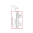 Black drip tray guide P0053 Saeco Talea Giro