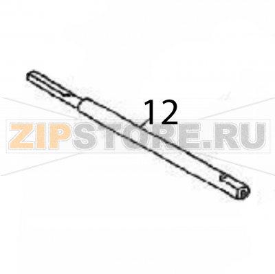 Ribbon shaft (UW) Sato M84Pro Ribbon shaft (UW) Sato M84ProЗапчасть на деталировке под номером: 12Название запчасти на английском языке: Ribbon shaft (UW) Sato M84Pro.