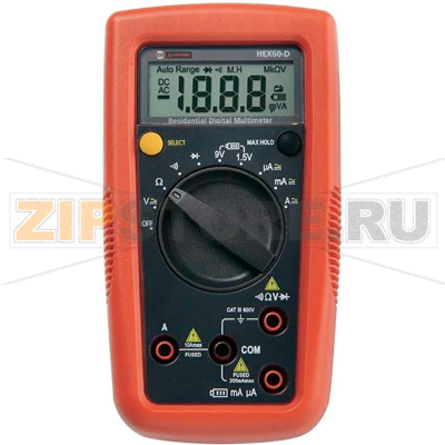 Мультиметр цифровой, CAT III 600 В, 2000 точек Beha Amprobe Hexagon 60 