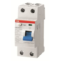 Выключатель дифференциального тока двухполюсный, F202 AC-100/0.03 ABB 2CSF202001R1900