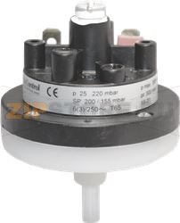 РЕЛЕ ДАВЛЕНИЯ 200mbar С 01/2005 RATIONAL 40.00.750 